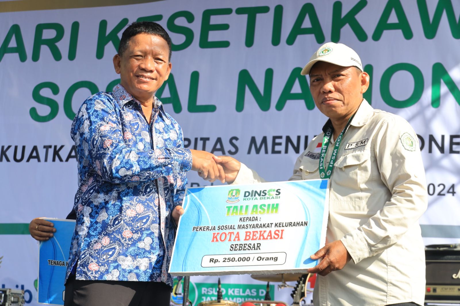 Sekda Kota Bekasi Menghadiri sekaligus Membuka Acara HKSN Tahun 2024